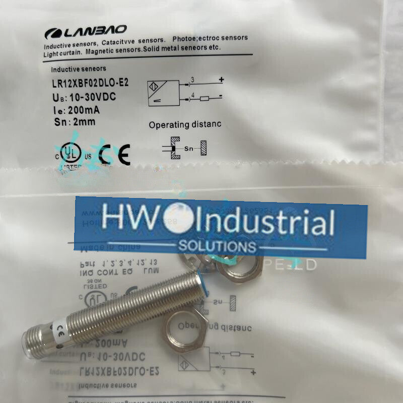 1PC LANBAO Proximity Switch LR12XBF02DPO-E2 LR12XBF02DNO-E2 LR12XBF02DLO-E2