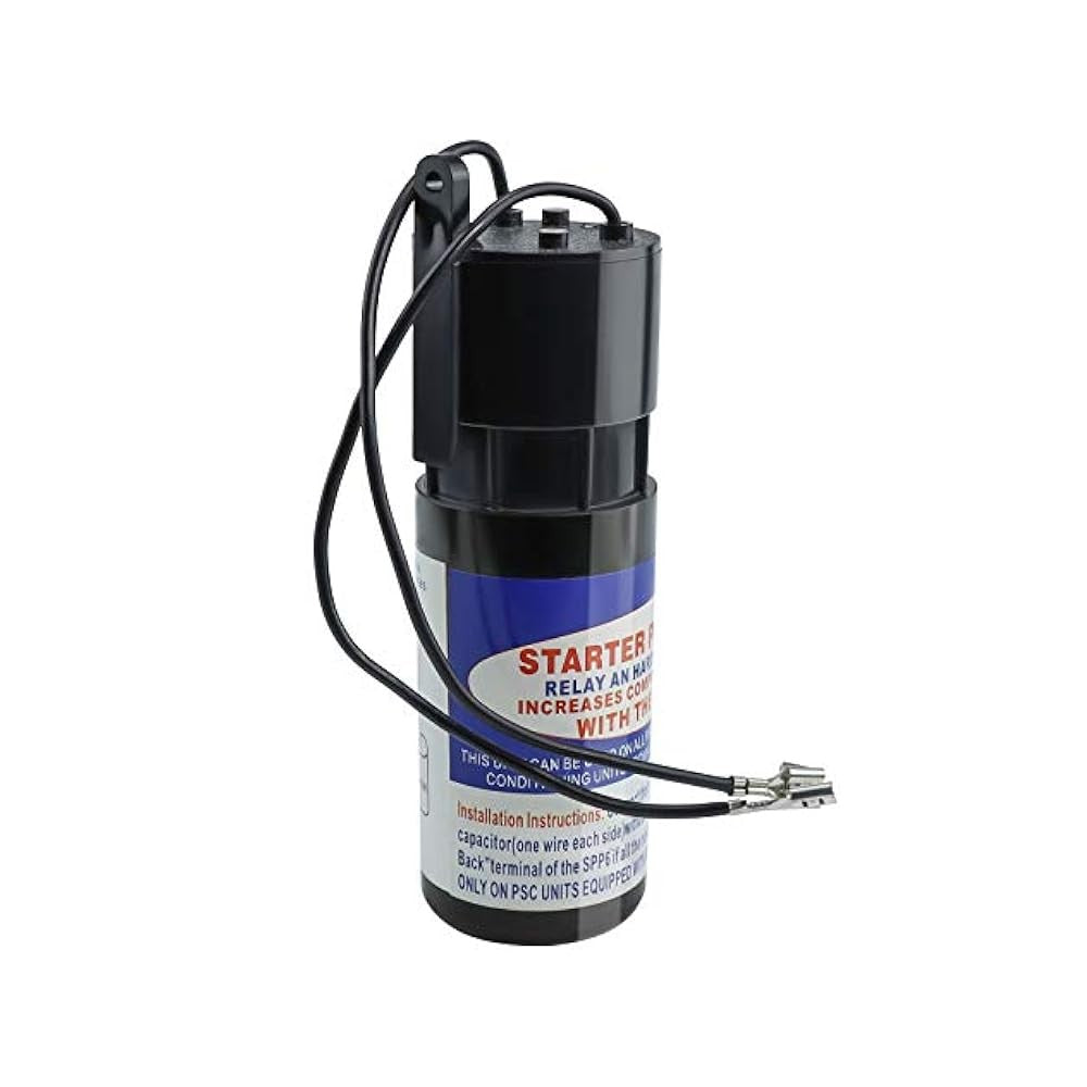 SPP6 Hard Start Capacitor, 115-288VAC, for AC Units 4k-120k BTU