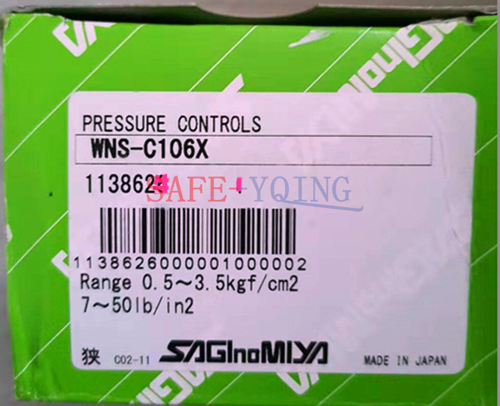 ONE Saginomiya Pressure Switch WNS–C106X  Fast delivery
