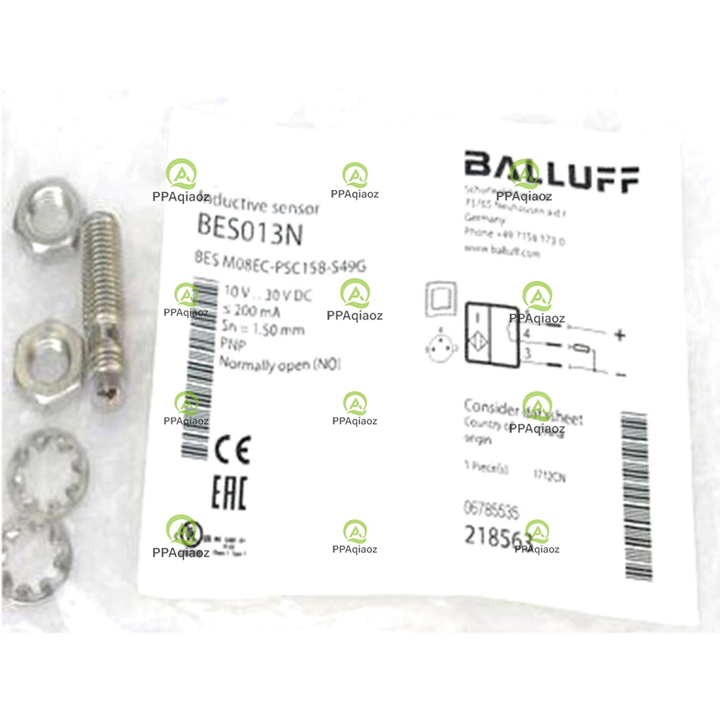 1Pcs  BALLUFF BES M08EC-PSC15B-S49G （BES013N) sensor Fast delivery