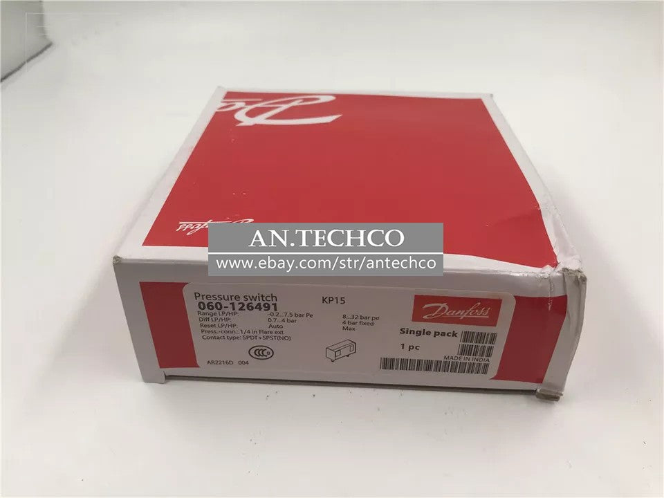 1pcs Danfoss 0601264 060-1264 Dual Pressure Control Manual Reset KP15 66 or 91