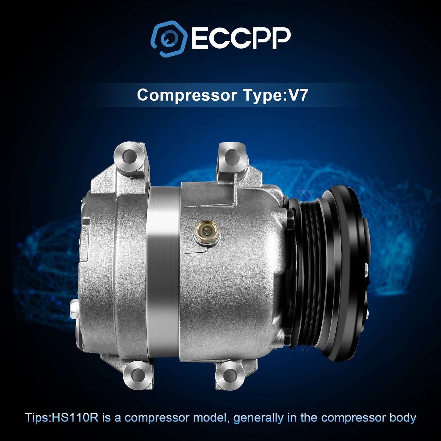 For 1998-2001 2002 Pontiac Firebird Chevrolet Camaro 5.7L AC A/C Compressor
