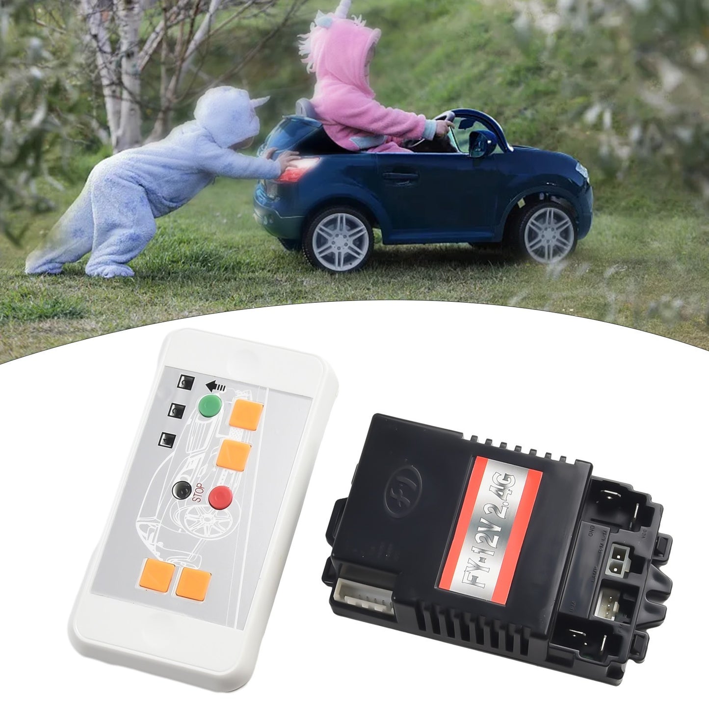 Responsive 6V Remote Control Receiver for Electric Toy Cars FY 6V Receiver