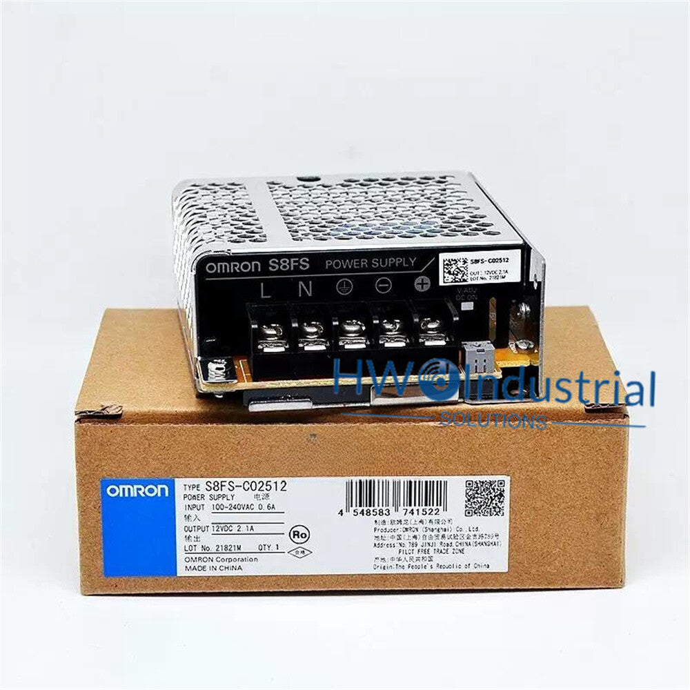1/Piece  S8FS-C02512 25W 12V 2.1A OMRON Switching Power Supply