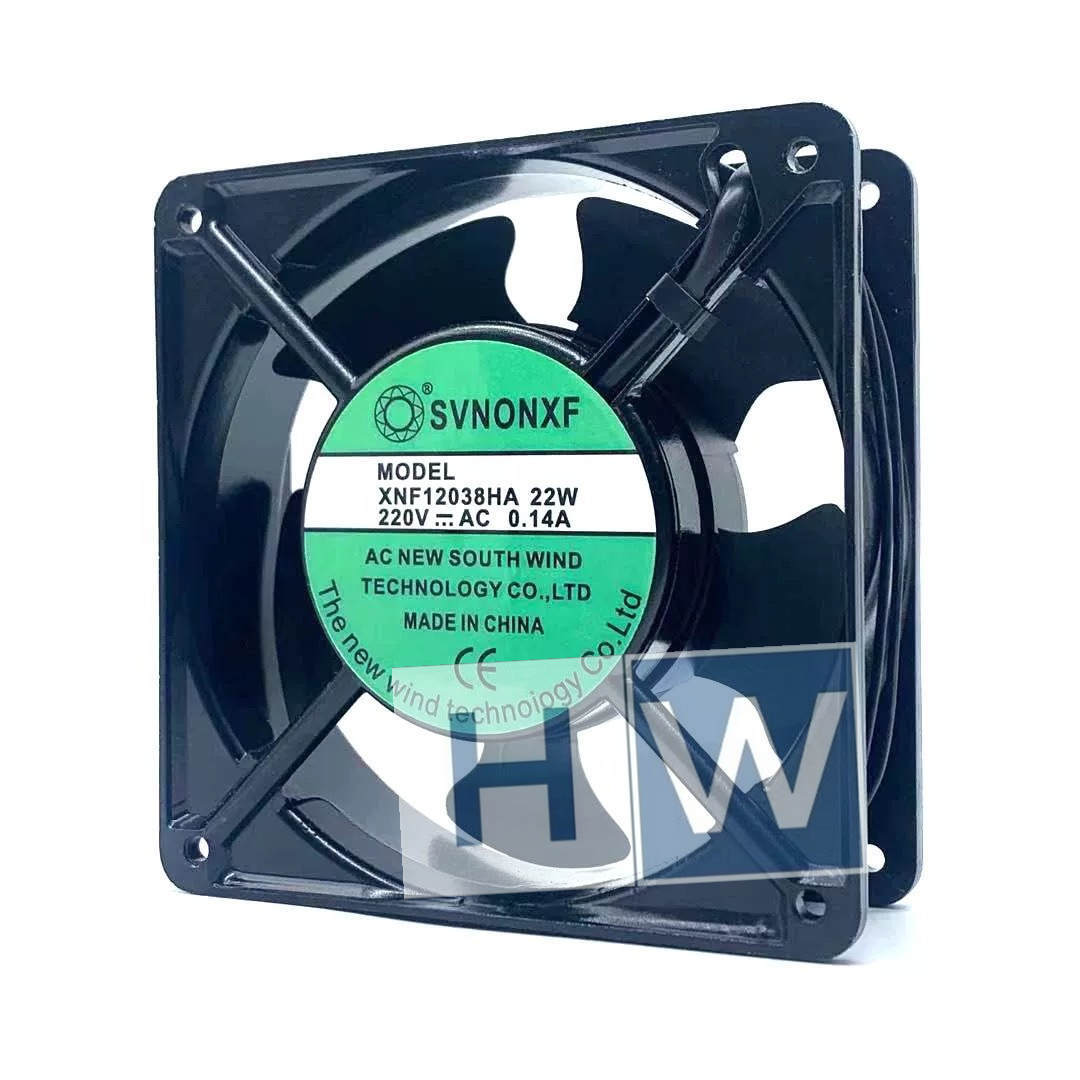 1PC SVNONXF XNF12038HA 22W 220V 0.14A 120*38MM 2-wire Cabinet Cooling Fan