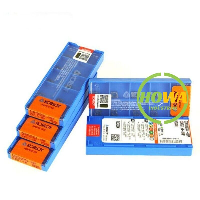 10Pcs/BOX CCMT060204-HMP PC5300 CCMT21.51-HMP KORLOY NC Carbide Insert