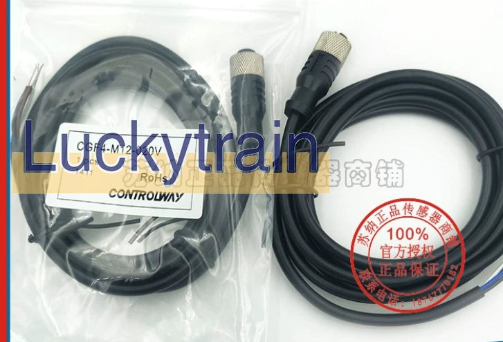 1PC  FOR proximity switch CONTROLWAY Plug cable CWF4-M12-020V