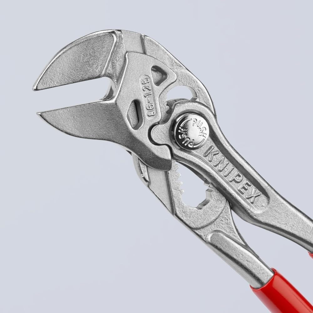 Pliers Wrench Set, Self-Locking Jaw, Chrome Finish, Forged Steel