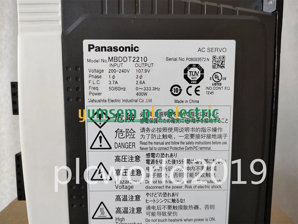 PANASONIC SERVO Driver MBDDT2210 FREE PING  #P