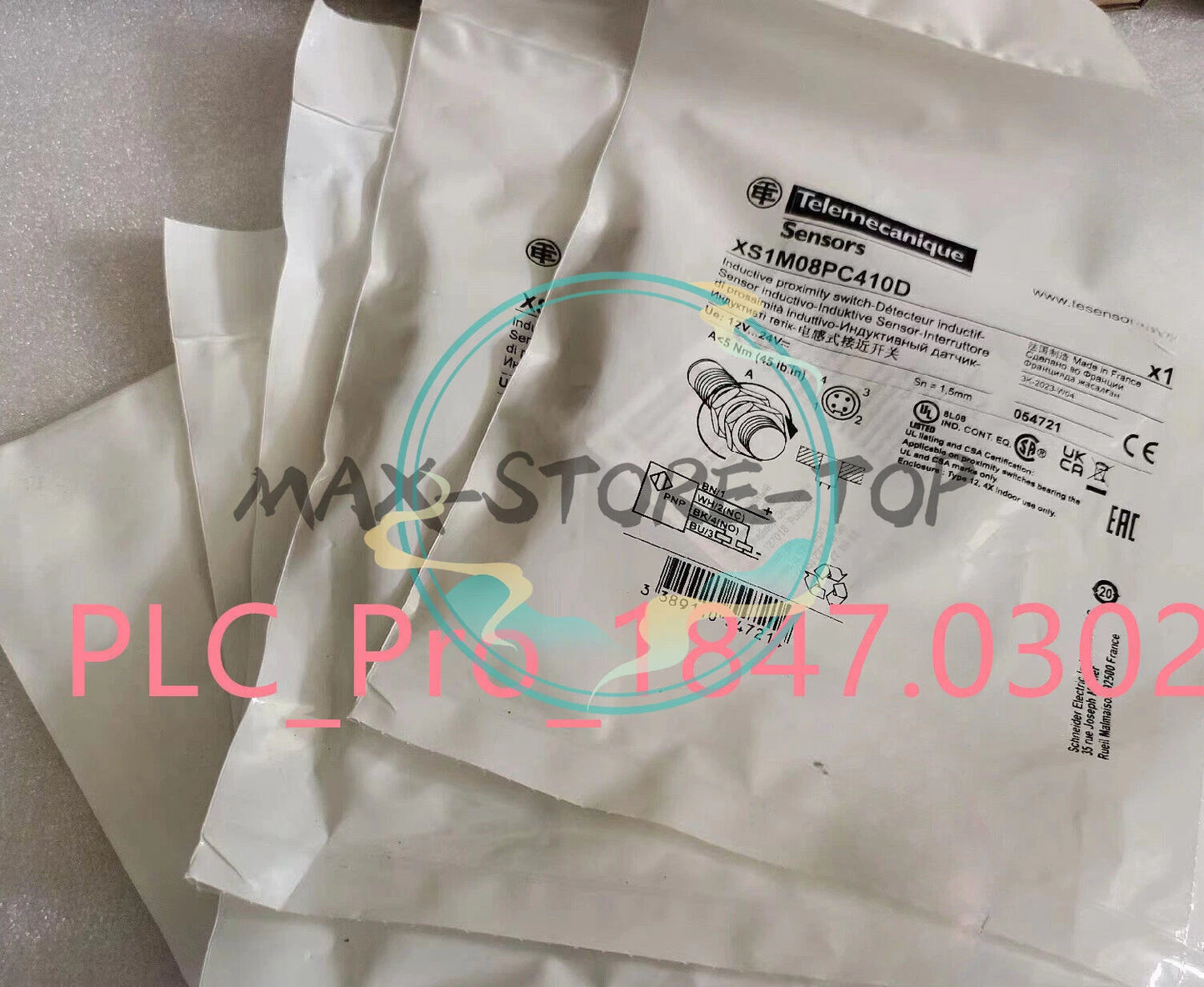 1PCS   Schneider XS1M08PC410D PROXIMITY SWITCH Fast delivery