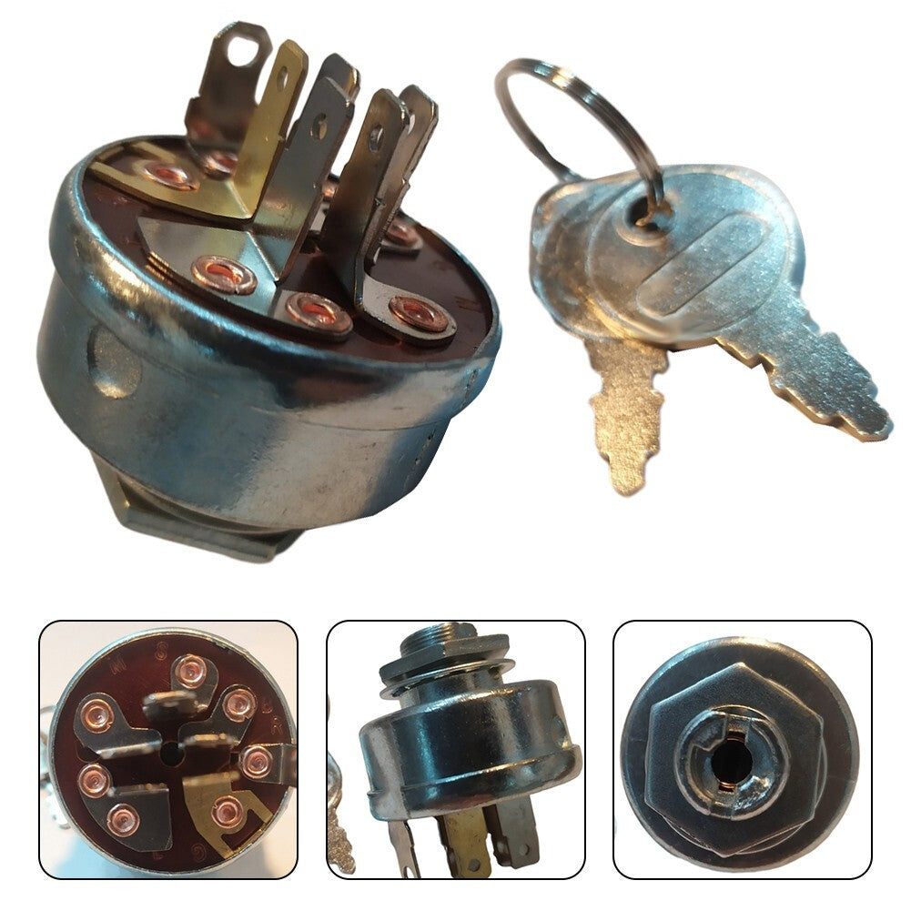 For Hustler Compatible Replacement  for IGNITION Key Switch Assembly With Two
