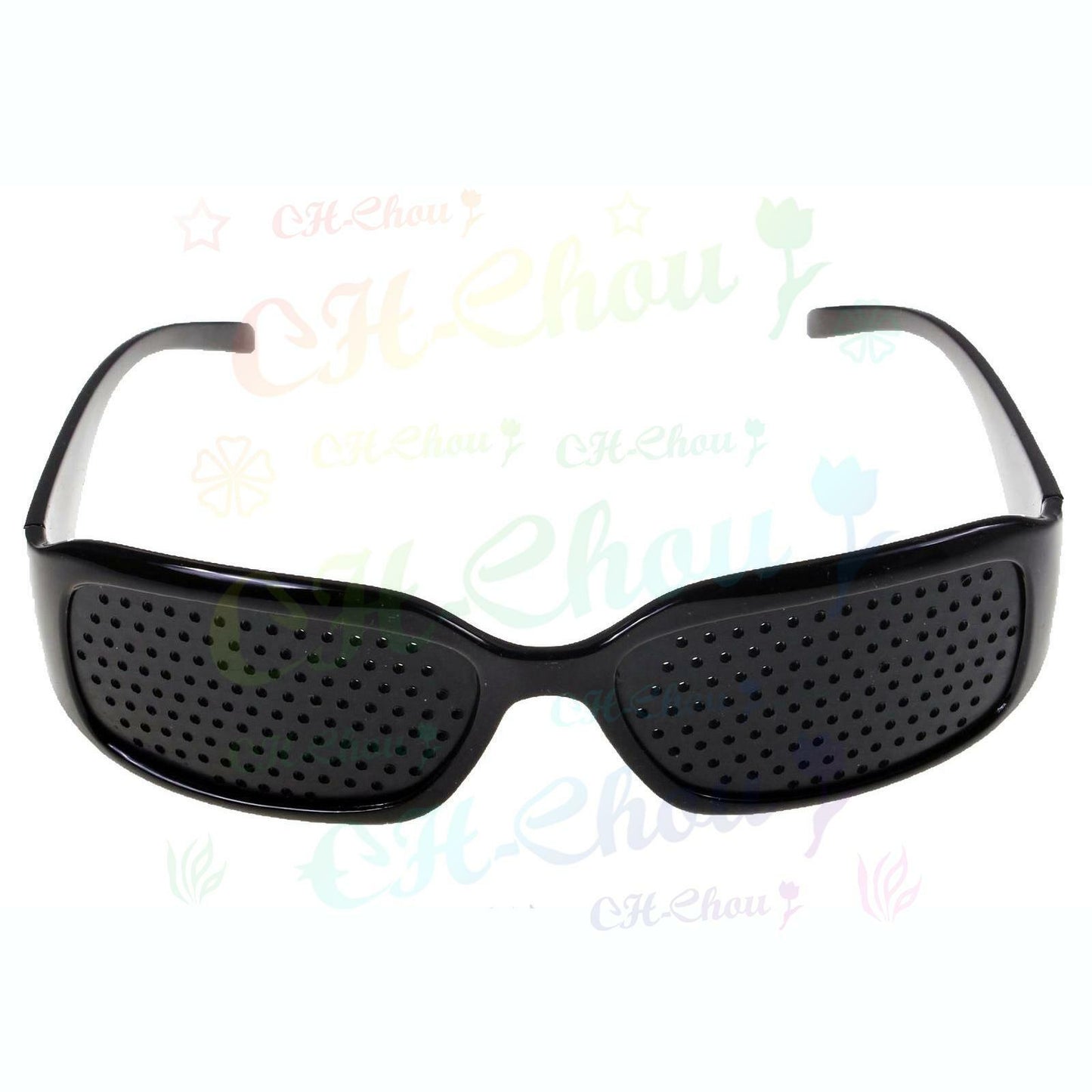 2x Vision Correction Eyesight Improve Exercise Eyewear Pin-hole Frame Glasses