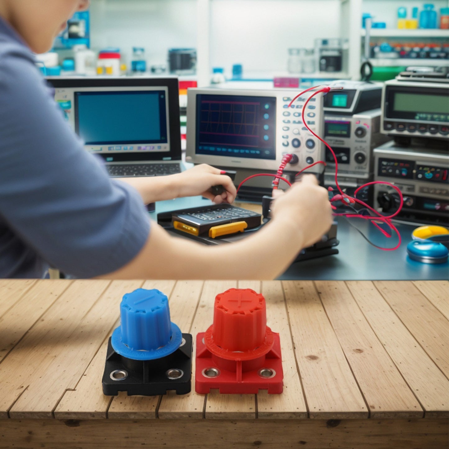 Copper Conical Connector for High Current Energy Storage Batteries (250A)