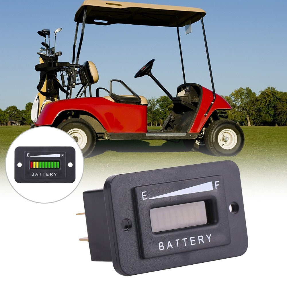 Battery Indicator Golf Cart Parts Black Spare Accessories 48 Volt LED Hot