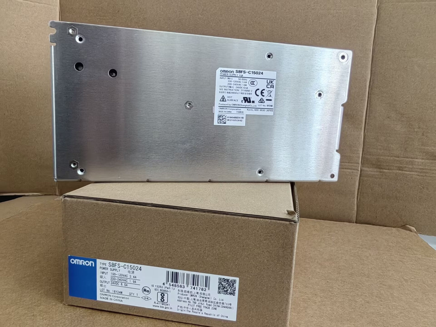 OMRON S8FS-C15024 150W 6.5A Switching Power DC24V .