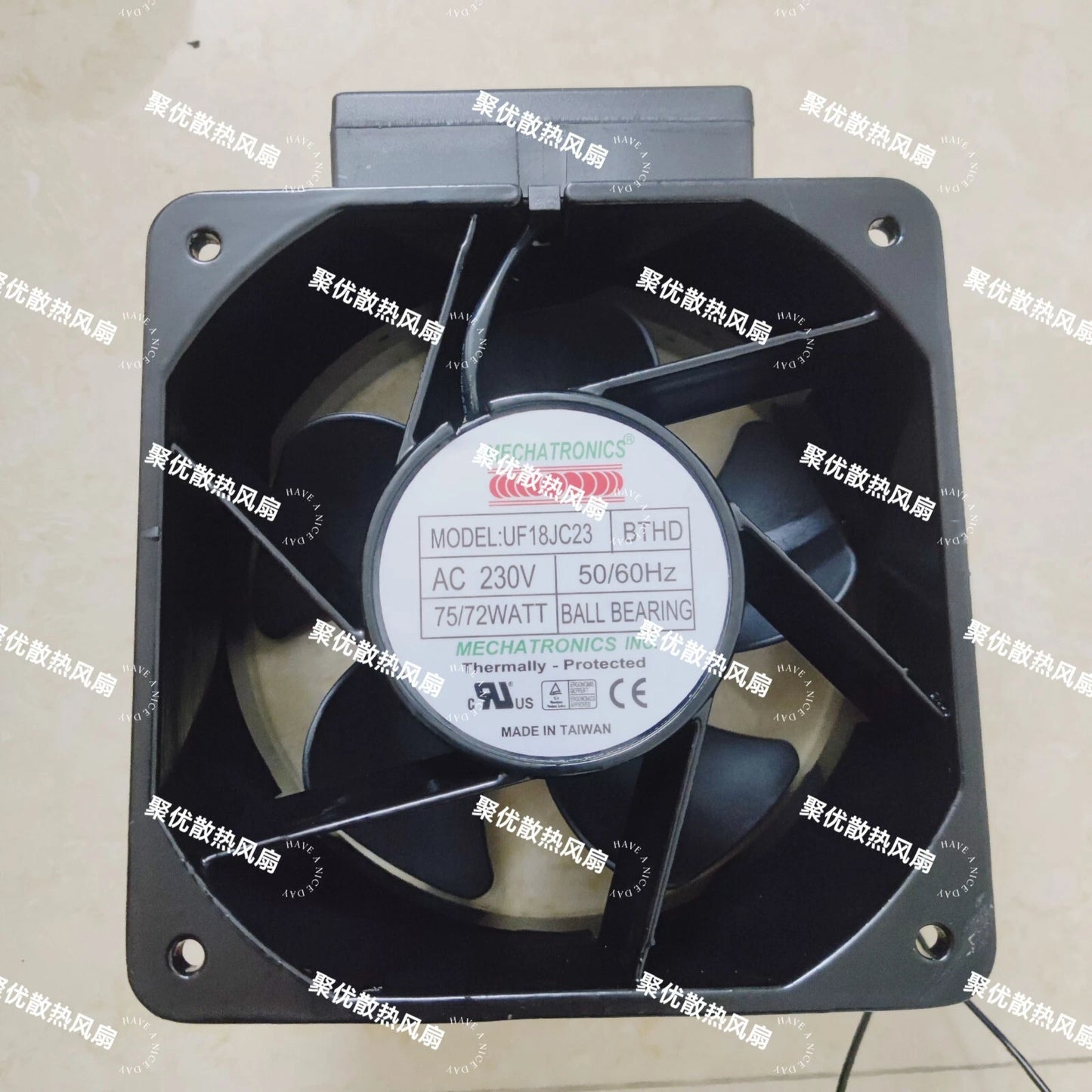 1 PCS   MECHATRONICS fan UF18JC23 BTHD AC230V 18090 18cm  cooling fan metal  fan