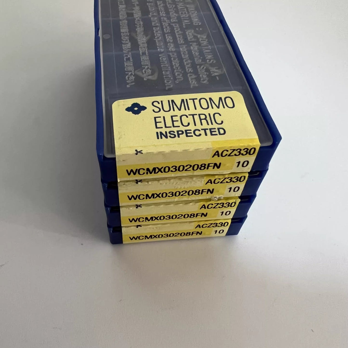 Box/10Pcs U Drilling Milling Blade WCMX030208FN ACZ330 CNC Blade
