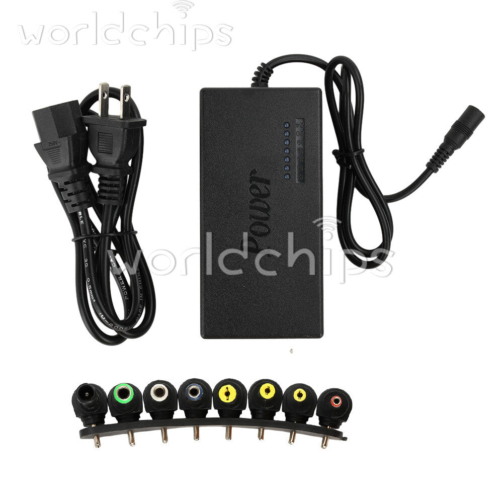 96W Multifunction Notebook Power Adapter AC100-240V to DC12-24V Universal Adjust