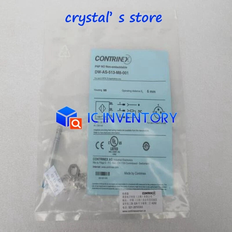 1PCS   ONES Contrinex proximity switch DW-AS-513-M8-001 #P