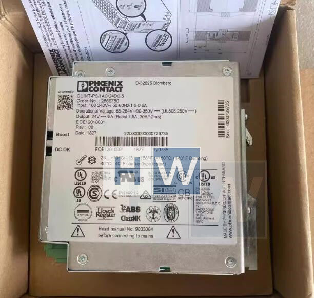 1Pc  Phoenix Switch Power Supply QUINT-PS/1AC/24DC/5 2866750