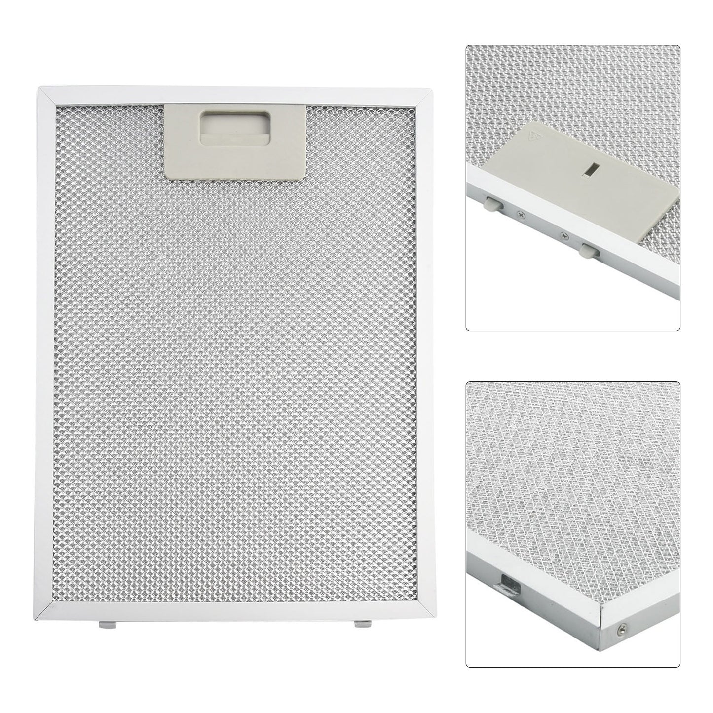 High Quality Silver Cooker Hood Filter 300 x 240 x 9mm Improved Functionality