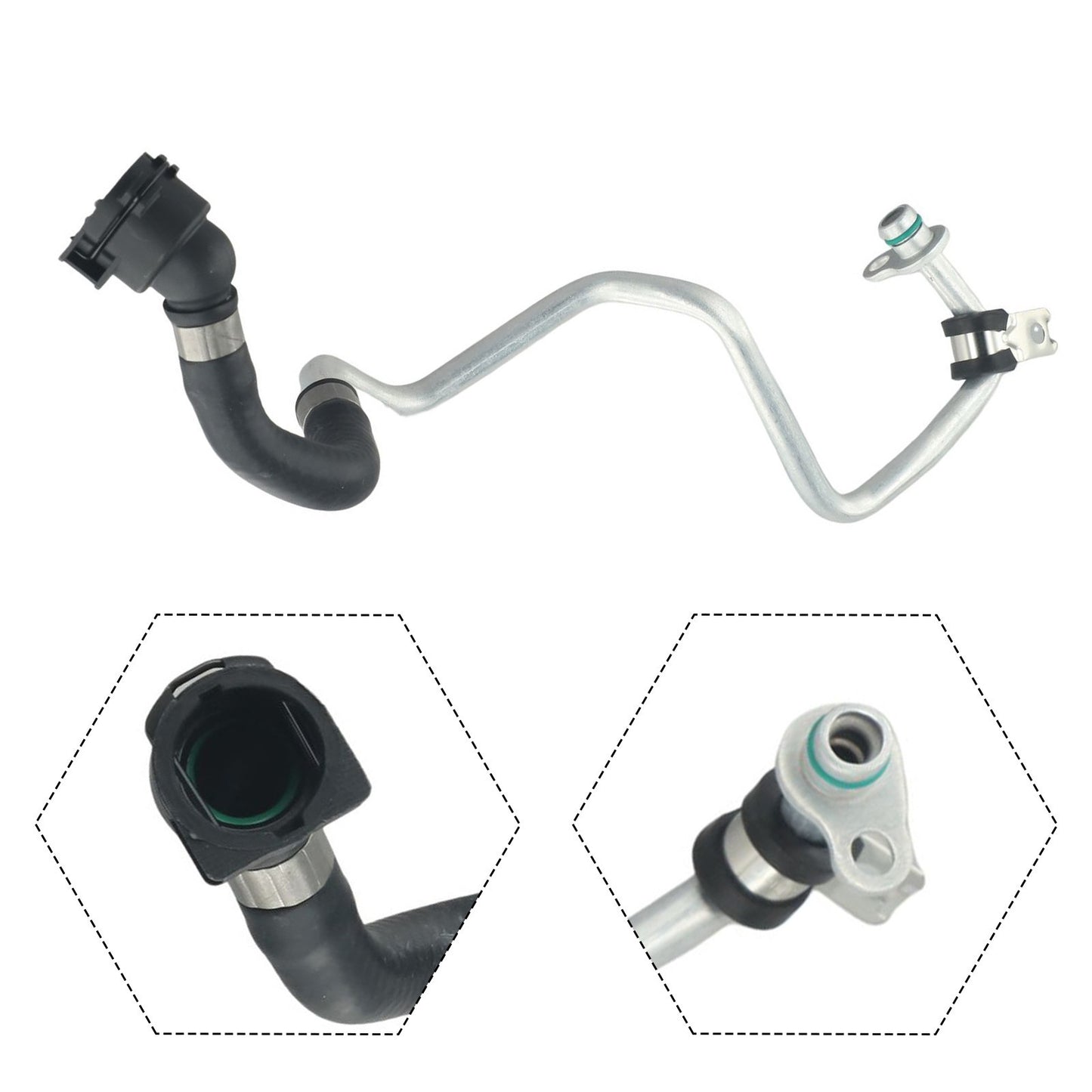 Turbocharger Coolant Return Line for 125iX 420iX 530iX 840iX 11537643226