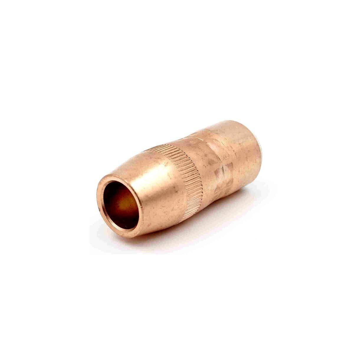 10pcs N-5818C Gas Nozzle 5/8" Bore 1/8" Recess for Bernard MIG Welding Torch
