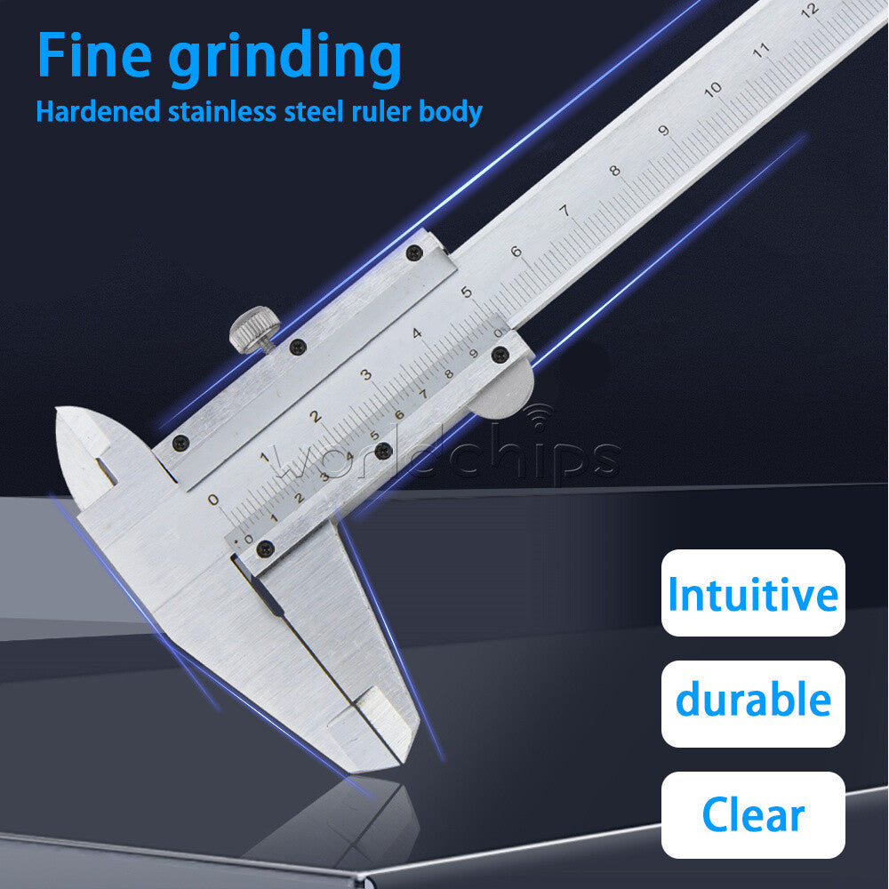 0.02mm Accuracy Vernier Caliper 0-150MM 0-200MM 0-300MM Vernier Measuring Tools