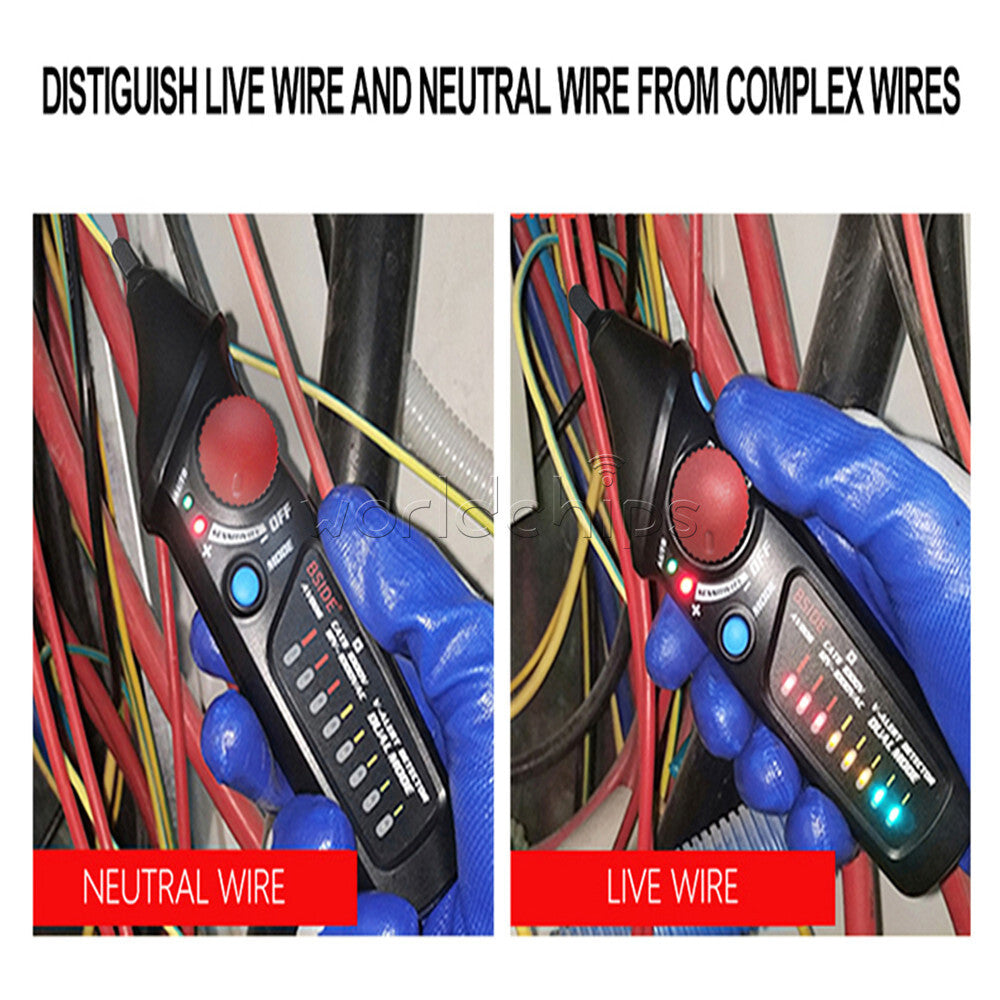 Non-Contact Voltage Detector Indicator AVD06 Pencil Live/phase wire NCV Tester