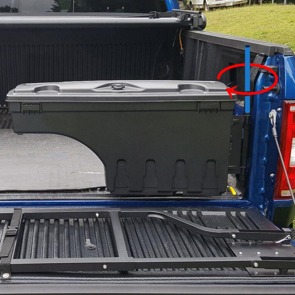 Pair Left + Right Truck Bed Swing Storage Tool Box For 2005-2022 Toyota Tacoma