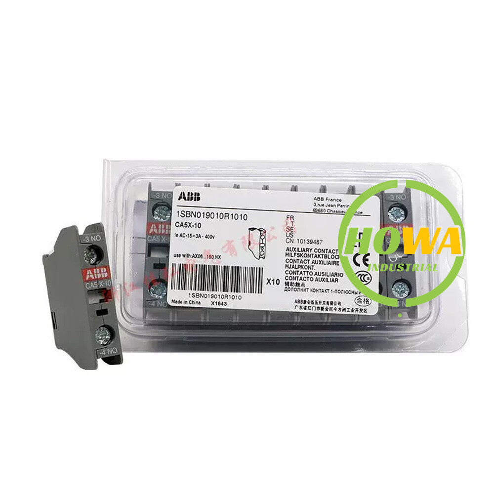 Box/10pieces  ABB AC Contactor Auxiliary Contact CA5X-10 Normally Open
