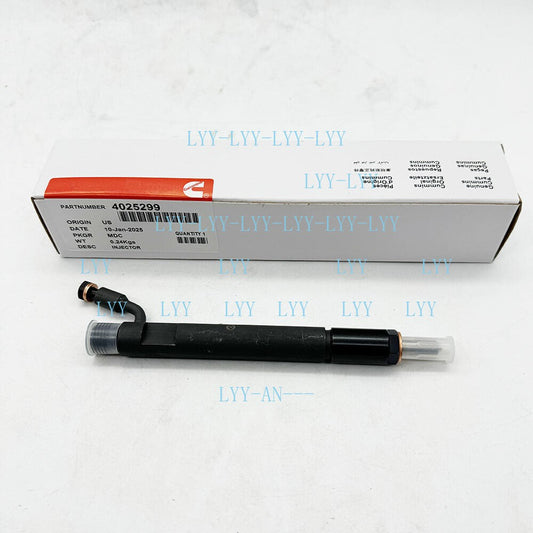 1Pcs 4078400 4025299 Fuel Injectors For Cummins Marine 450C 6CTA 8.3L M3 Engine