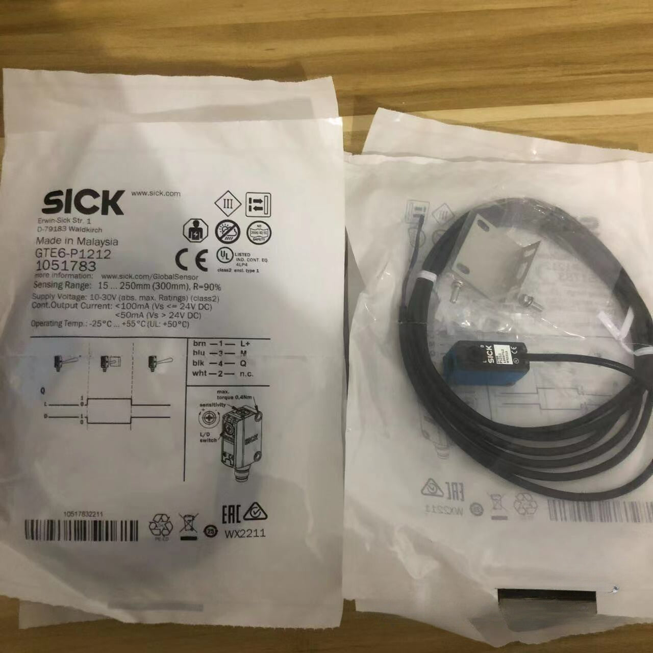 1pcs  Sick GTE6-P1212 1051783  Photoelectric Switch