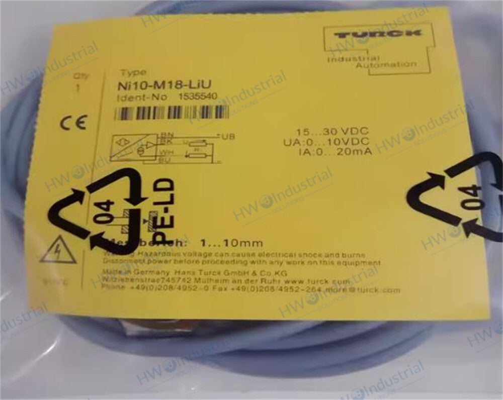 1/Piece Ni10-M18-LiU  Turck Proximity Switch Sensor