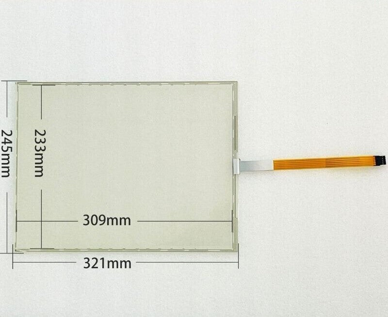 Touch Screen Panel Glass Digitizer 5AP923.1505-00 5AP923.1505-00 + Overlay Film