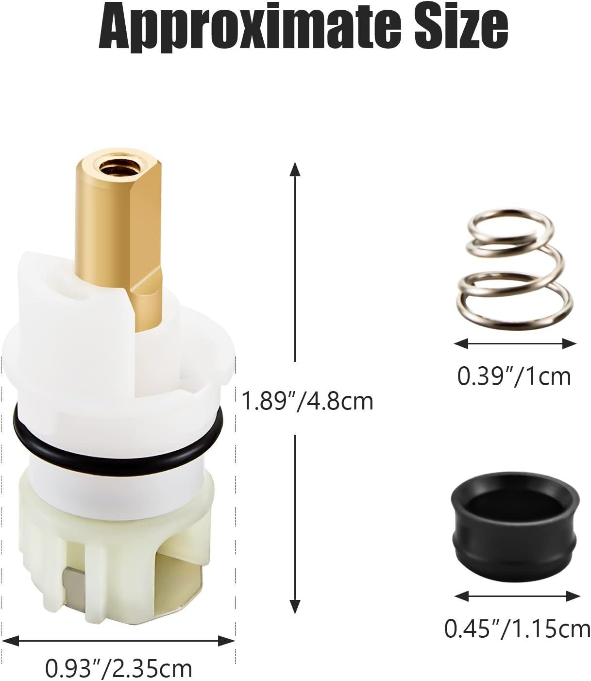 RP25513 Faucet Stem Assembly Replacement Kit for Two Handle Faucet Repair Kit wi
