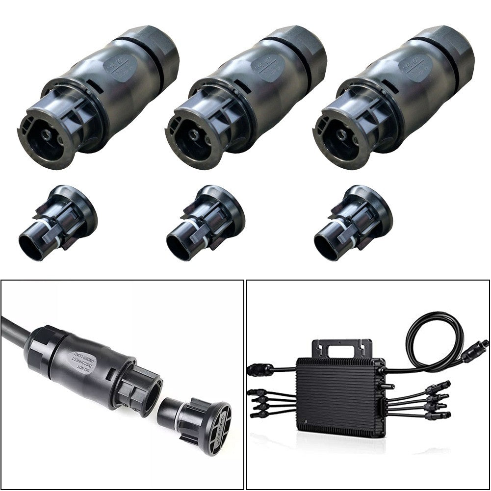 1/3 Set Connector 3-Pole Waterproof Connection Replacement Part High Quality