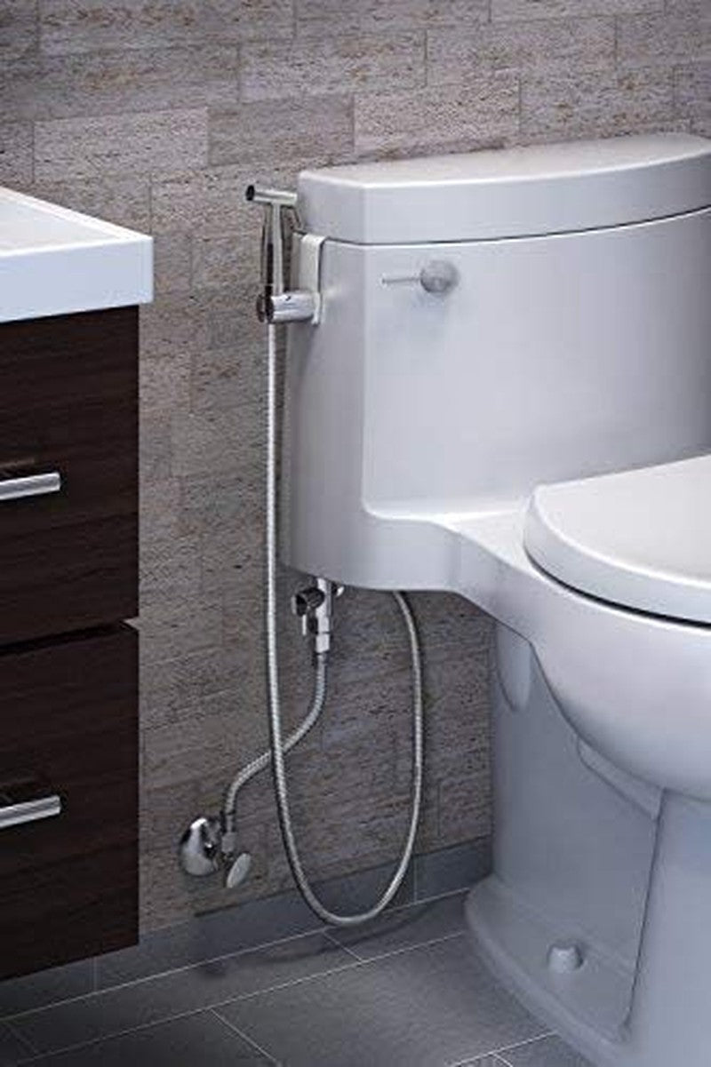 Hand Held Bidet Sprayer, Shattaf Type, Silver - CSL-40 CleanSpa Luxury