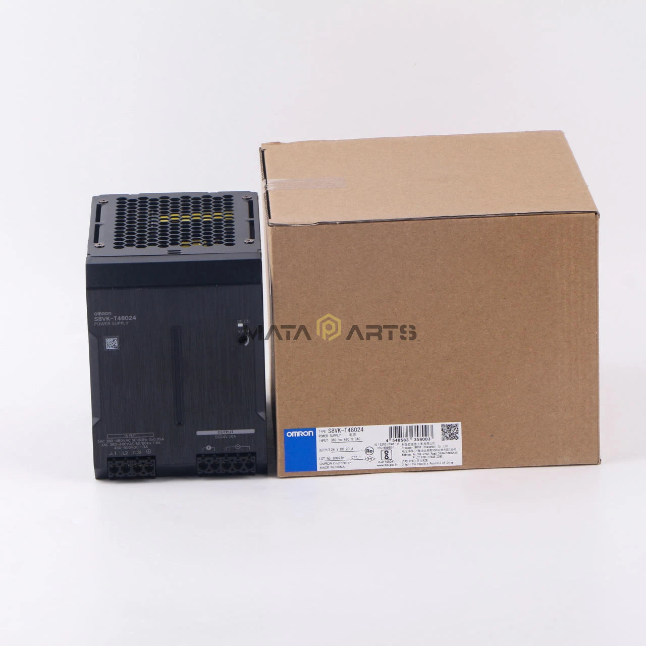 One  Omron switching power supply S8VK-T48024 #P