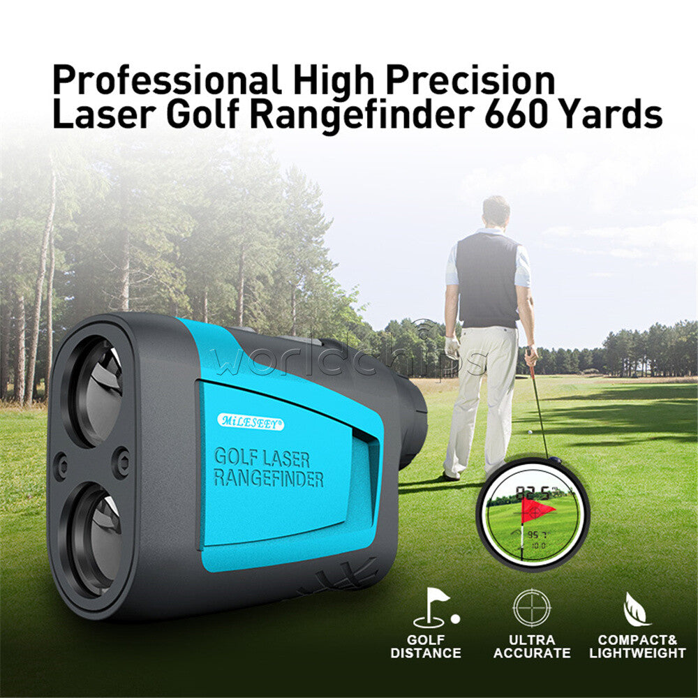 PF210 Outdoor 600M Handheld Laser Ranging Telescope Slope Golf Rangefinder LCD