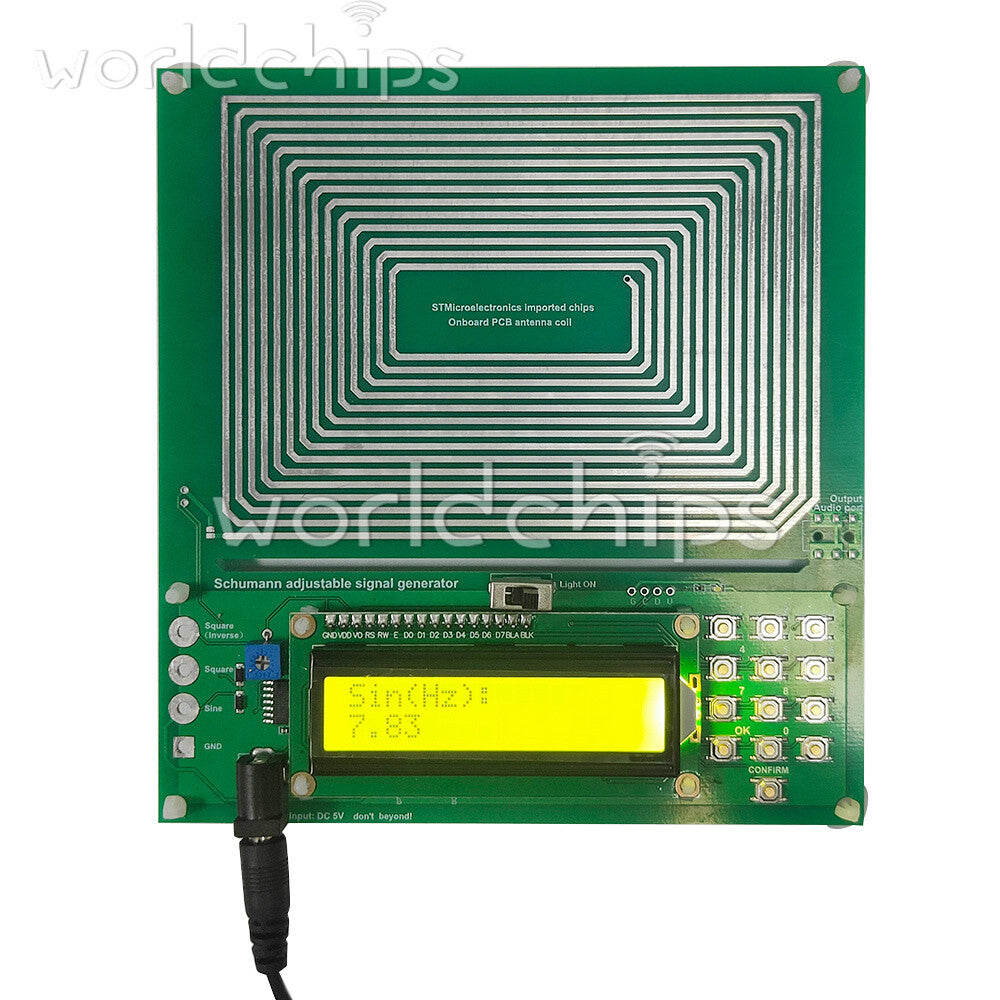 Adjustable 0.1Hz-30KHz Schumann Wave Ultra-low Frequency Pulse Generator DC 5V