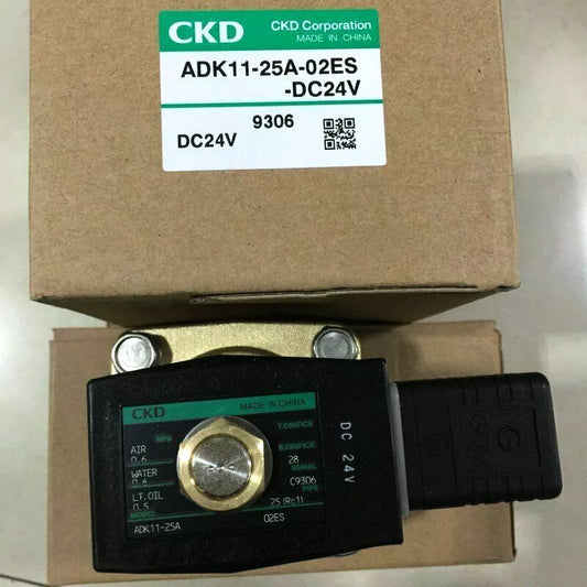 1PC CKD ADK11-25A-02ES-DC24V Solenoid Valve  ADK11-25A-02ES DC24V