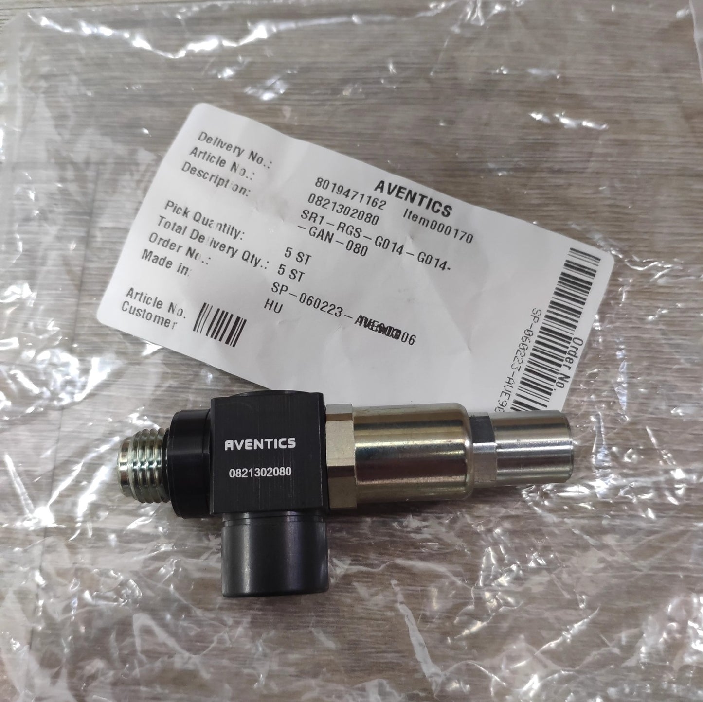 1pcs  AVENTICS Pressure Regulator 0821302080 G1/4 check valve