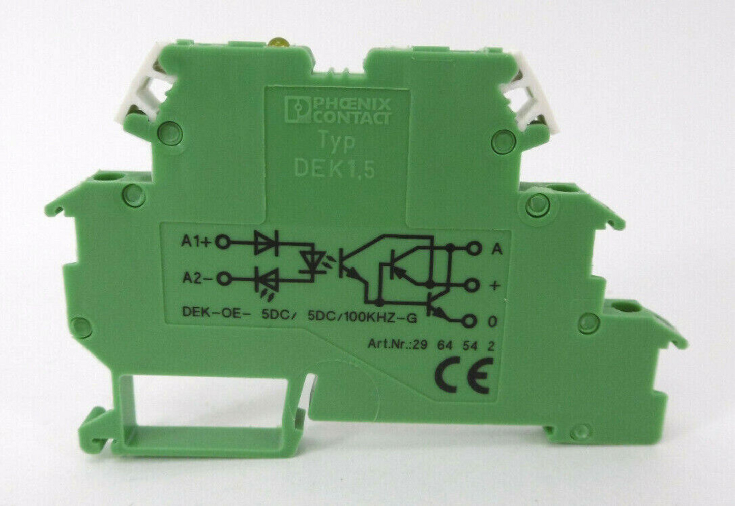 1pcs PHOENIX CONTACT Input Solid State Relay 2964542 DEK-OE-5DC/5DC/100KHZ-G