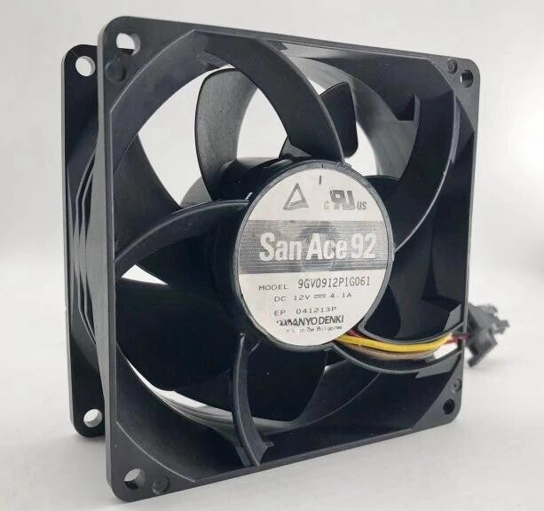 1/piece Sanyo 9GV0912P1G061 9038 12V4.1A 9CM Automotive Supercharged Violent Fan