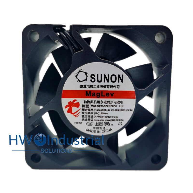 SUNON MA2062-HVL GN 6025 220-240V 6CM High Air Volume AC Cooling Fan