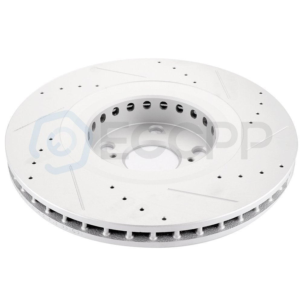Front Discs Brake Rotors Set For 2004 2005 2006 Lexus RX330 Drill and Slot