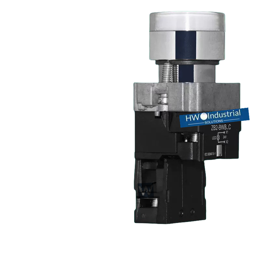 2/Piece  XB2BW31B1C XB2-BW31B1C 24V White with Light Self Reset Button Switch