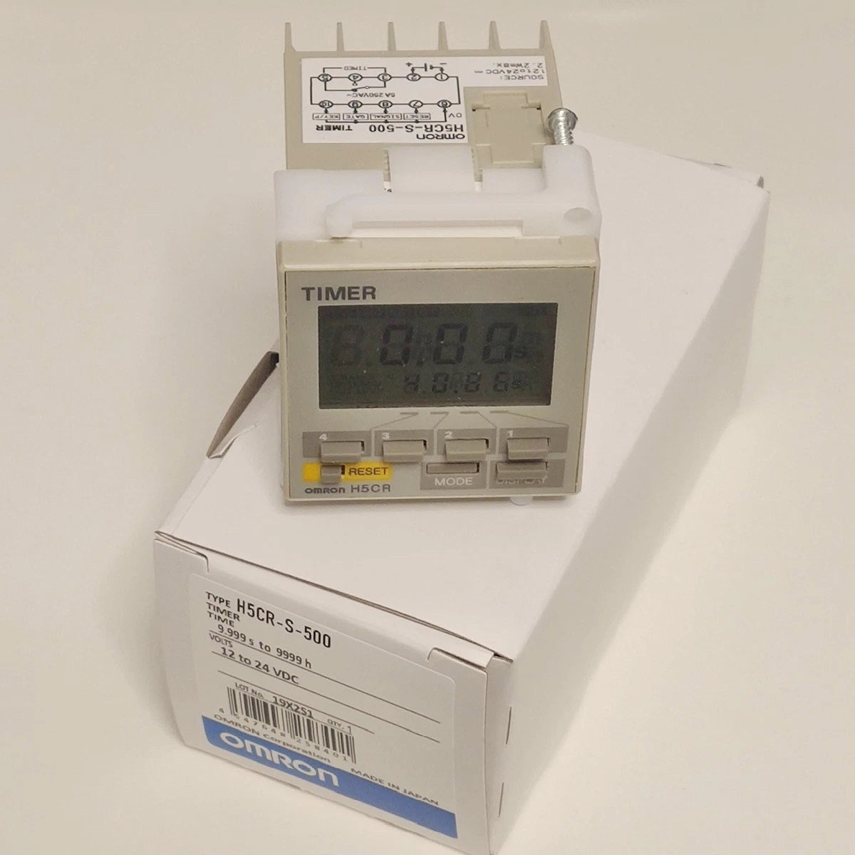 1PCS  time relay   H5CR-S-500 12-24VDC