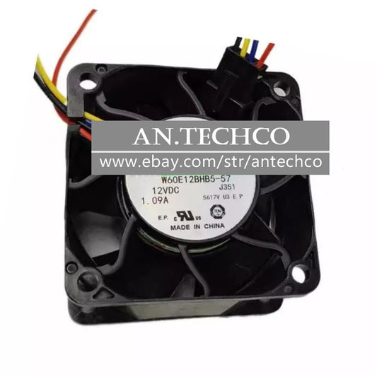 Nidec W60E12BHB5-57 DC12V 1.09A 4-Pin Silent Cooling Fan